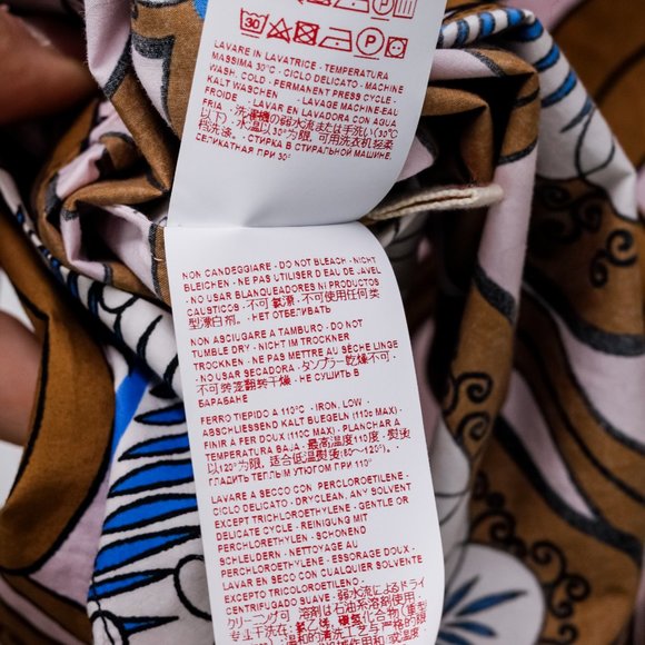 Marni SS/18 Caramel Desert-Print Leaf Short-Sleeve Blouse - Picture 10 of 11